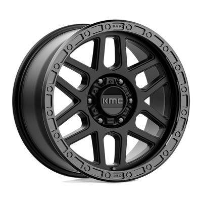 Mesa - 17in, Cast Aluminum, Satin Black W/ Gloss Black Lip, 17X9, 6X135, 18mm, 885463817101, 885463817101