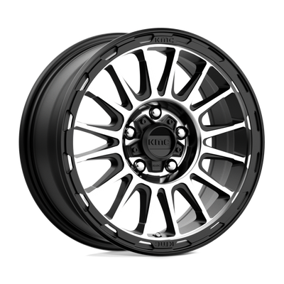 Impact - 17in, Cast Aluminum, Satin Black Machined, 17X8, 5X4.25, 38mm, 194933159369, 194933159369