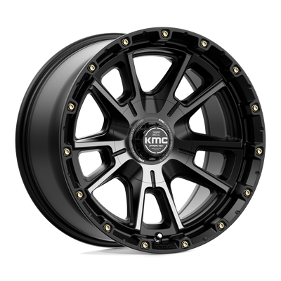 Sync - 17in, Cast Aluminum, Satin Black W/ Gray Tint, 17X9, 6X135/5.5, -12mm, 194933043552, 194933043552