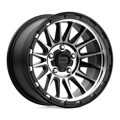 Impact - 17in, Cast Aluminum, Satin Black Machined, 17X9, 5X5.0, -12mm, 885463817903, 885463817903