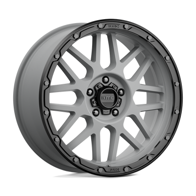 Grenade Off-Road - 20in, Cast Aluminum, Matte Gray W/ Matte Black Lip, 20X9, 5X5.0, 18mm, 194933009282, 194933009282