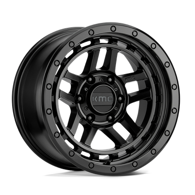 Recon - 17in, Cast Aluminum, Satin Black, 17X8.5, 6X4.5, 18mm, 194933006045, 194933006045