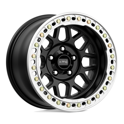 Grenade Crawl Beadlock - 18in, Cast Aluminum, Satin Black, 18X9, 8X170, -24mm, 194933315307, 194933315307