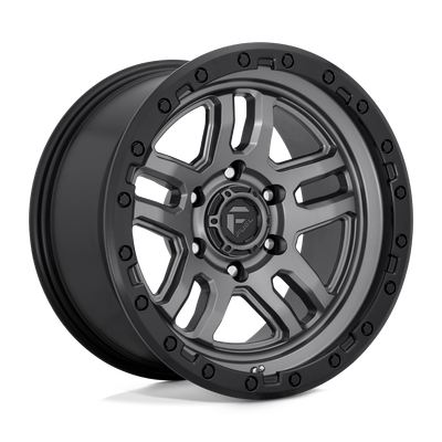 Ammo - 17in, Cast Aluminum, Matte Gunmetal Black Bead Ring, 17X9, 6X5.5, 1mm, 885463921990,, 885463921990