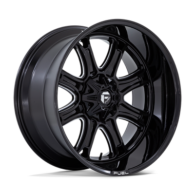 Darkstar - 20in, Cast Aluminum, Gloss Black Milled, 20X10, 8X170, -18mm, 194933310432,, 194933310432