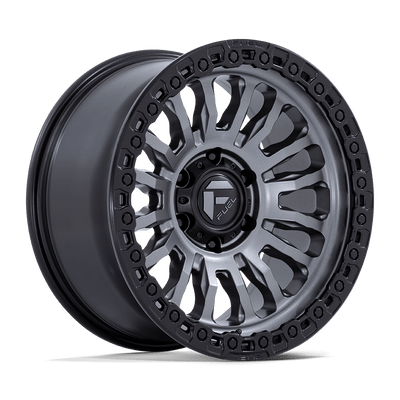 Rincon - 20in, Cast Aluminum, Matte Gunmetal W/ M-Black Lip, 20X9, 8X6.5, 1mm, 194933318919, SAE J2530 JWL VIA, 194933318919