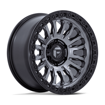 Rincon - 17in, Cast Aluminum, Matte Gunmetal W/ M-Black Lip, 17X9, 8X180, 20mm, 194933331499, SAE J2530 JWL VIA, 194933331499