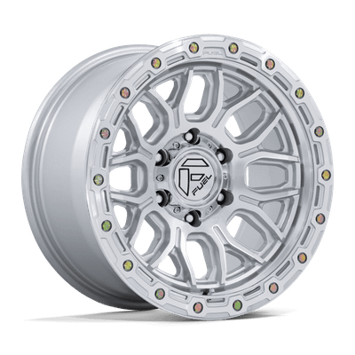 Surge - 18in, Cast Aluminum, Gloss Silver W/ Machined Face, 18X9, 8X180, 1mm, 194933423323, SAE J2530 JWL VIA, 194933423323