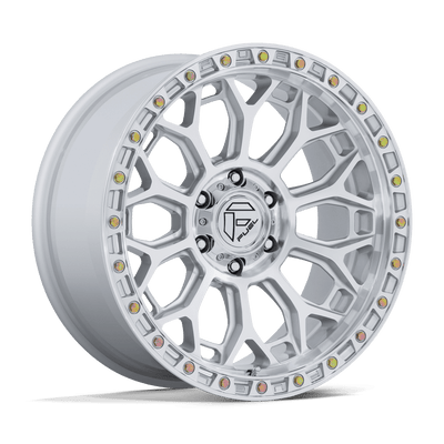 Talon - 17in, Cast Aluminum, Gloss Silver W/ Machined Face, 17X9, 5X5.0, 1mm, 194933425082, SAEJ2530, 194933425082