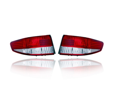 Tail Light Assembly For HO2801148; HO2800148 03-04 Honda Accord Sedan - Pair Left and Right Set, On Rear Body Tail Light Assembly For HO2801148; HO2800148 03-04 Honda Accord Sedan - Pair Left and Right Set, On Rear Body