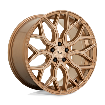 Mazzanti - 19in, Cast Aluminum, Bronze Brushed, 19X8.5, 5X112, 25mm, 194933078622,, 194933078622