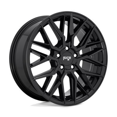 Gamma - 18in, Cast Aluminum, Gloss Black, 18X8, 5X112, 42mm, 194933089819,, 194933089819