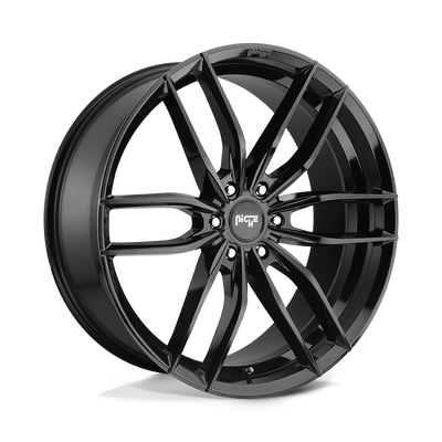Vosso - 20in, Cast Aluminum, Gloss Black, 20X9, 6X5.5, 20mm, 885463886244,, 885463886244