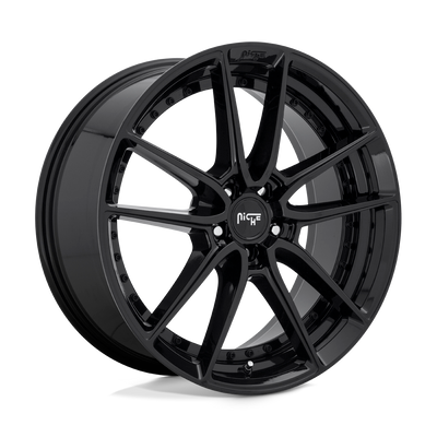 DFS - 18in, Cast Aluminum, Gloss Black, 18X8, 5X4.5, 40mm, 885463887197,, 885463887197