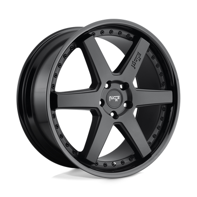 Altair - 18in, Cast Aluminum, Gloss Black Matte Black, 18X9.5, 5X120, 35mm, 885463883878,, 885463883878