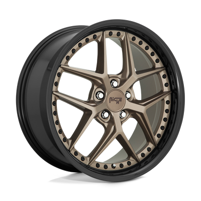 Vice - 20in, Cast Aluminum, Matte Bronze Black Bead Ring, 20X9, 5X115, 18mm, 194933056804,, 194933056804