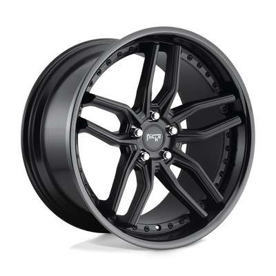 Methos - 19in, Cast Aluminum, Gloss Black Matte Black, 19X9.5, 5X120, 35mm, 885463884226,, 885463884226