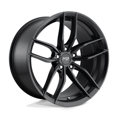 Vosso - 19in, Cast Aluminum, Matte Black, 19X8.5, 5X112, 25mm, 885463885018,, 885463885018