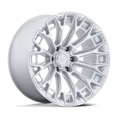 Trax - 17in, Cast Aluminum, Gloss Silver W/ Machined Face, 17X9, 6X5.5, -12mm, 194933392155, SAE J2530 JWL VIA, 194933392155