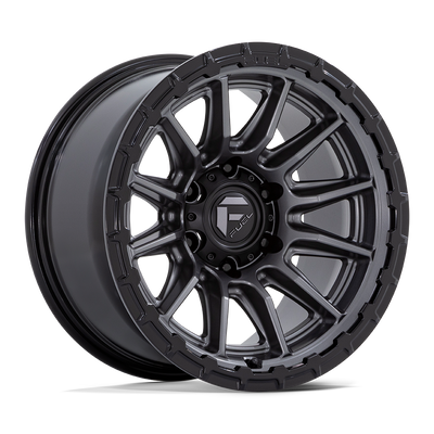 Piston - 20in, Cast Aluminum, Matte Gunmetal Gloss Black Lip, 20X9, 6X135, 1mm, 194933342150, SAE J2530 JWL VIA, 194933342150