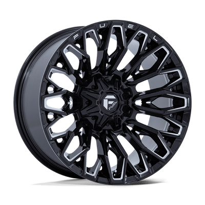Strike - 20in, Cast Aluminum, Gloss Black Milled, 20X9, 5X5/5.5, 1mm, 194933338863, SAE J2530 JWL VIA, 194933338863