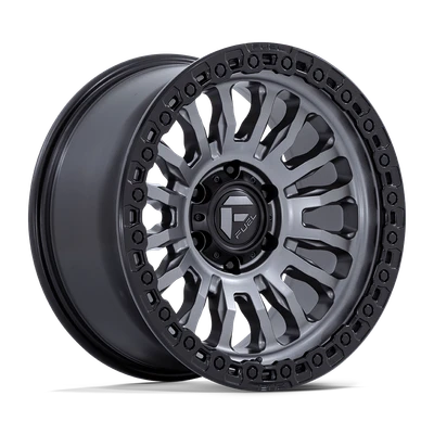 Rincon - 20in, Cast Aluminum, Matte Gunmetal W/ M-Black Lip, 20X10, 8X170, -18mm, 194933318964, SAE J2530 JWL VIA, 194933318964