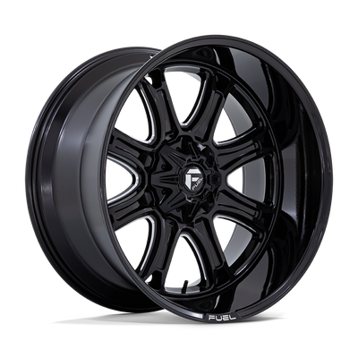 Darkstar - 20in, Cast Aluminum, Gloss Black Milled, 20X10, 8X180, -18mm, 194933310425,, 194933310425
