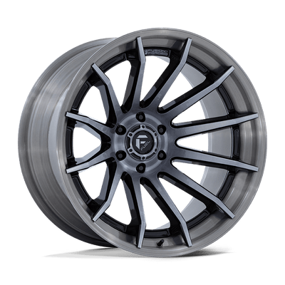 Burn - 20in, Fusion Forged, Gloss Black Brushed Dark Tint, 20X10, 6X5.5, -18mm, 194933324941, SAE J2530 JWL VIA, 194933324941