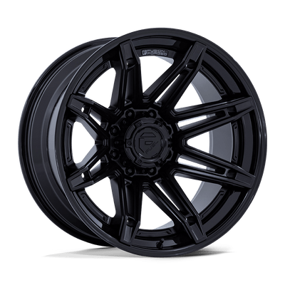 Brawl - 22in, Fusion Forged, Matte Black W/ Gloss Black Lip, 22X10, 8X180, -18mm, 194933325870,, 194933325870