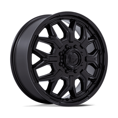 Flux Dually - 20in, Cast Aluminum, Blackout, 20X8.25, 8X210, 104mm, 194933370986, SAE J2530 JWL VIA, 194933370986