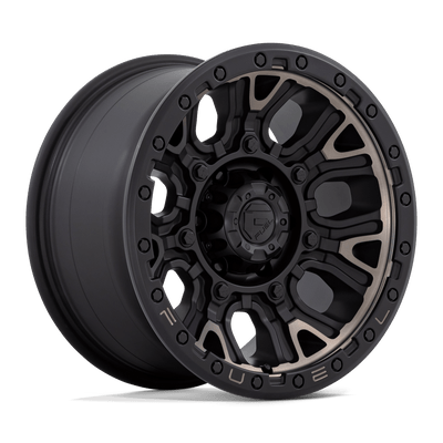 Traction - 17in, Cast Aluminum, Matte Black W Double Dark Tint, 17X9, 6X120, 1mm, 194933196456, SAE J2530 JWL VIA, 194933196456