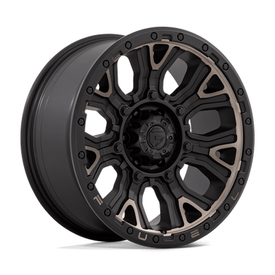 Traction - 20in, Cast Aluminum, Matte Black W Double Dark Tint, 20X9, 6X5.5, 1mm, 194933211487, SAE J2530 JWL VIA, 194933211487