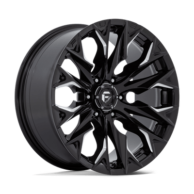 Flame - 20in, Cast Aluminum, Gloss Black Milled, 20X9, 6X5.5, 1mm, 194933291410,, 194933291410