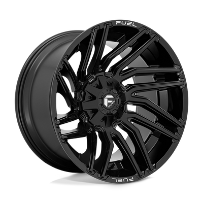 Typhoon - 22in, Cast Aluminum, Gloss Black, 22X12, 5X4.5/5.0, -44mm, 194933120253,, 194933120253
