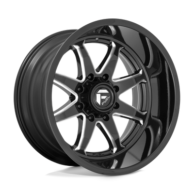 Hammer - 20in, Cast Aluminum, Gloss Black Milled, 20X9, 8X6.5, 1mm, 194933051601,, 194933051601