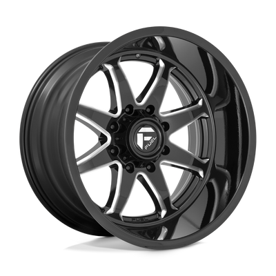 Hammer - 20in, Cast Aluminum, Gloss Black Milled, 20X9, 6X5.5, 1mm, 194933051595,, 194933051595