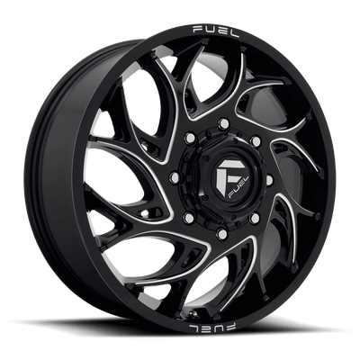 Runner - 20in, Cast Aluminum, Gloss Black Milled, 20X8.25, 8X210, 105mm, 194933096312,, 194933096312