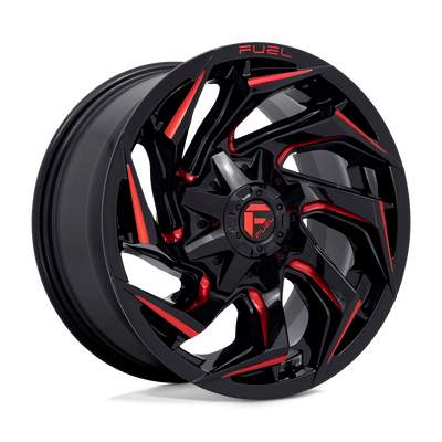 Reaction - 18in, Cast Aluminum, Gloss Black Milled W/ Red Tint, 18X9, 6X135/5.5, 1mm, 194933113422,, 194933113422