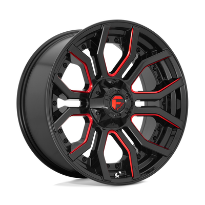 Rage - 20in, Cast Aluminum, Gloss Black Red Tinted Clear, 20X9, 6X135/5.5, 1mm, 194933006496,, 194933006496
