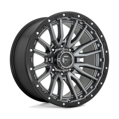 Rebel - 22in, Cast Aluminum, Matte Gunmetal Black Bead Ring, 22X10, 8X180, -18mm, 885463921426,, 885463921426