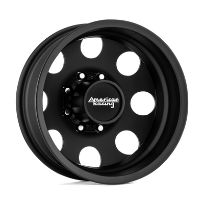 Baja Dually - 17in, Cast Aluminum, Satin Black, 17X6.5, 8X210, -140mm, 885463778303,, 885463778303