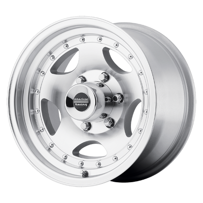 AR23 - 15in, Cast Aluminum, Machined W/ Clear Coat, 15X8, 5X5.5, -19mm, 761138020987, SAE, 761138020987