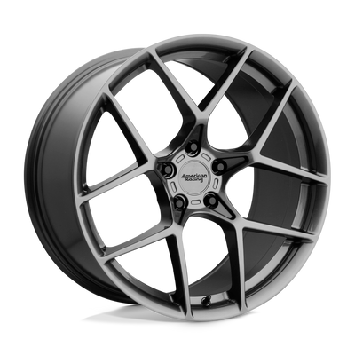 Crossfire - 18in, Flow Formed Aluminum, Graphite, 18X8.5, 5X4.75, 50mm, 885463286365, SAEJ2530, 885463286365