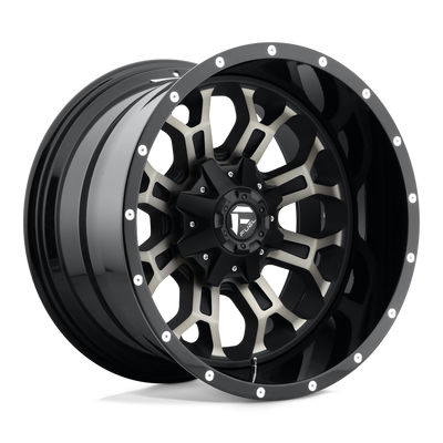 Crush - 20in, Cast Aluminum, Gloss Mach Double Dark Tint, 20X9, 8X6.5, 1mm, 885463846163,, 885463846163