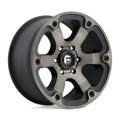 Beast - 17in, Cast Aluminum, Matte Black Double Dark Tint, 17X9, 5X5.0, -12mm, 885463846484,, 885463846484