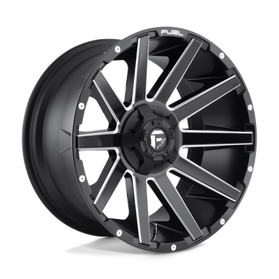 Contra - 20in, Cast Aluminum, Matte Black Milled, 20X10, 6X135/5.5, -19mm, 885463860435, SAE J2530 JWL VIA, 885463860435