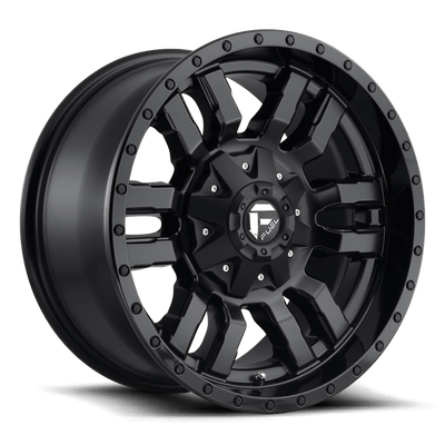 Sledge - 17in, Cast Aluminum, Matte Black Gloss Black Lip, 17X9, 5X5.5/150, -12mm, 885463854663,, 885463854663