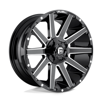 Contra - 20in, Cast Aluminum, Gloss Black Milled, 20X9, 6X135/5.5, 20mm, 885463860084, SAE J2530 JWL VIA, 885463860084