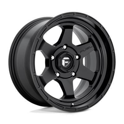Shok - 18in, Cast Aluminum, Matte Black, 18X9, 6X5.5, 20mm, 885463868691,, 885463868691