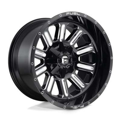 Hardline - 18in, Cast Aluminum, Gloss Black Milled, 18X9, 8X170, 1mm, 885463861692,, 885463861692